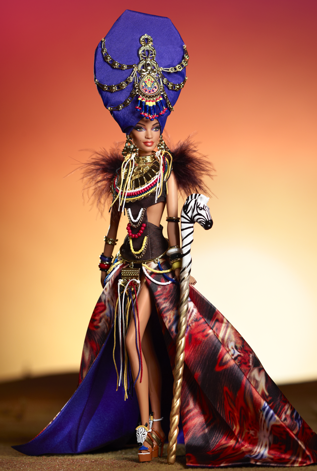 Um dos lançamentos 2013, a Tribal Beauty encabeça uma nova coleção | Crédito da imagem: divulgação Barbie Collector/Mattel